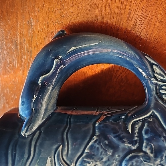 3D Marine Ocean Blue Dolphin Handle Mug - Picture 7 of 7